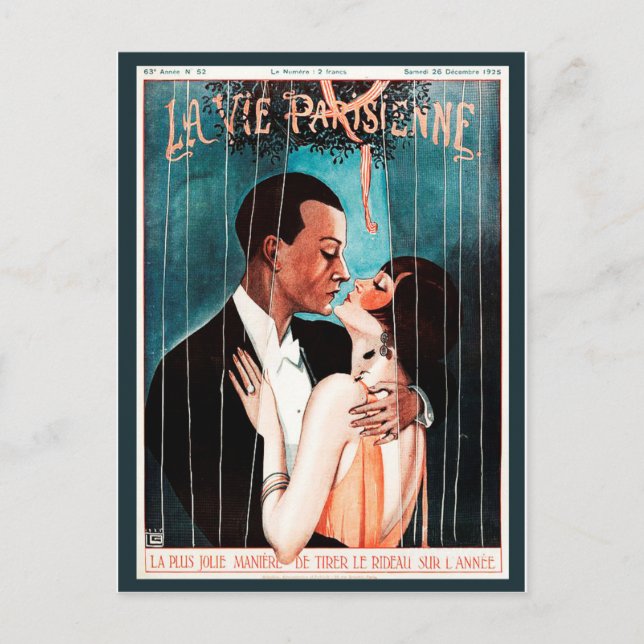 La Vie Parisienne - Celebration Postcard (Front)