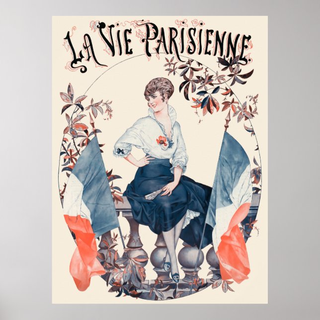 La Vie Parisienne - Drapeaux Poster (Front)