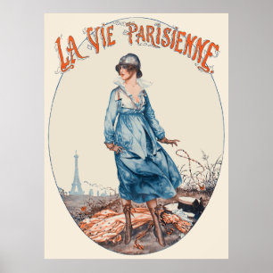 La Vie Parisienne -Lutetia Juin MCMXVIII Poster