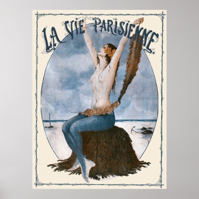 La Vie Parisienne - Sur La Plage de Deauville, Le  Poster (Front)