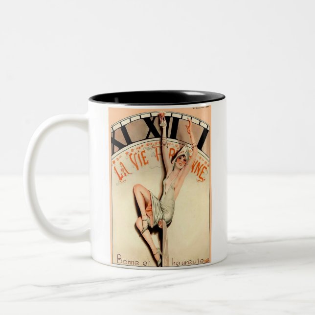 LA VIE PARISIENNE Two-Tone COFFEE MUG (Left)