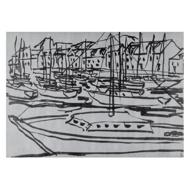 La Vilaine River | La Roche-Bernard, Brittany Cutting Board (Front)