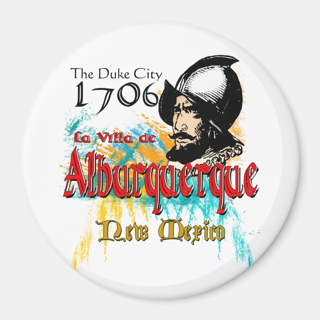 La Villa de Alburquerque Magnet (Front)