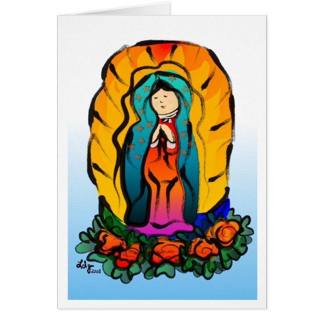 La Virgin de Guadalupe Card (Front)