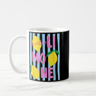 La Vita Al Limone Funny Italian Lemon Fruit Summer Coffee Mug