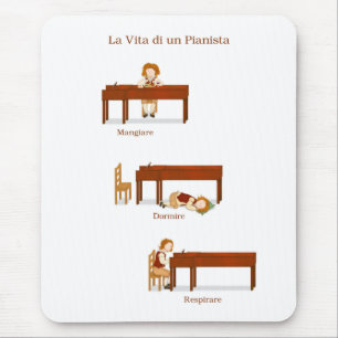 La Vita di un Pianista Mouse Mat