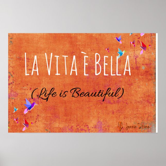 La Vita e Bella (Life is Beautiful) Poster (Front)