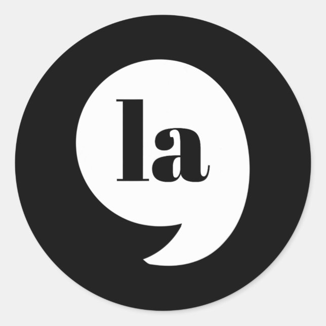 La - Vote Kamala Harris Joe Biden 2020  Classic Round Sticker (Front)