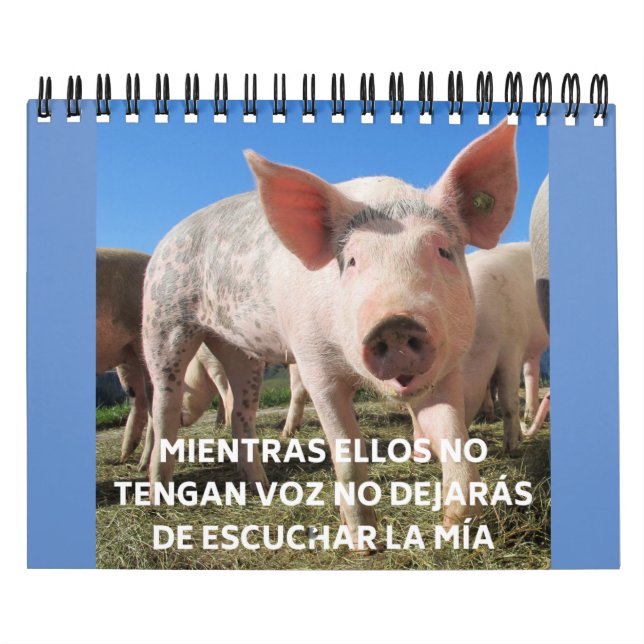 La voz de los animales | Animals voice Calendar (Cover)