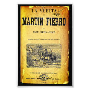 La Vuelta de Martín Fierro (Cover, 1879 first ed.) Photo Print