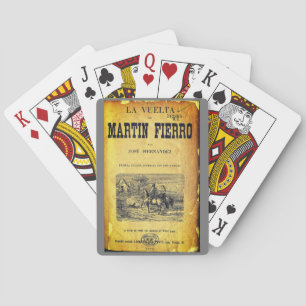 La Vuelta de Martín Fierro (Cover, 1879 first ed.) Playing Cards