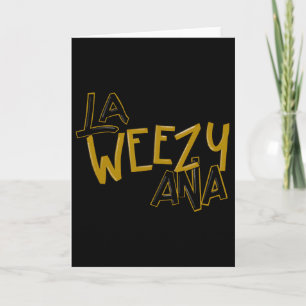 La Weezy Ana Louisiana Happy Mardi Gras Costume Me Card