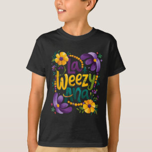 La Weezy Ana Mardi Gras Costume New Orleans T-Shirt