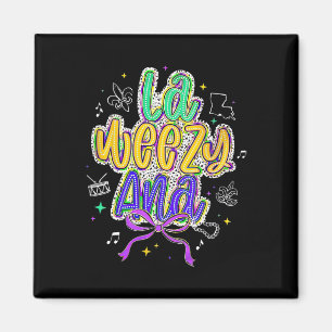 La Weezy Ana Mardi Gras Fat Tuesday Coquette Magnet