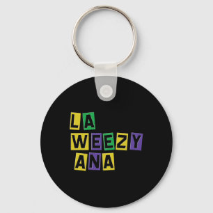 La Weezy Ana Mardi Gras Louisiana La Weezy Ana Car Key Ring