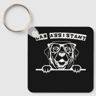 Lab Assistant Labrador Lover Labrador Retriever Do Key Ring