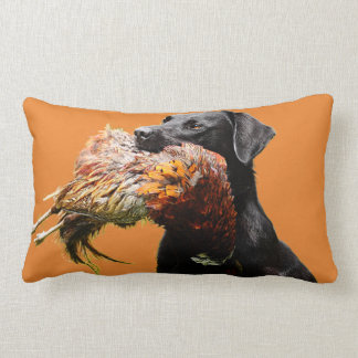 Lab Bird Hunting Lumbar Cushion