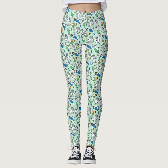 Lab Birds - Ornithology Leggings (Front)