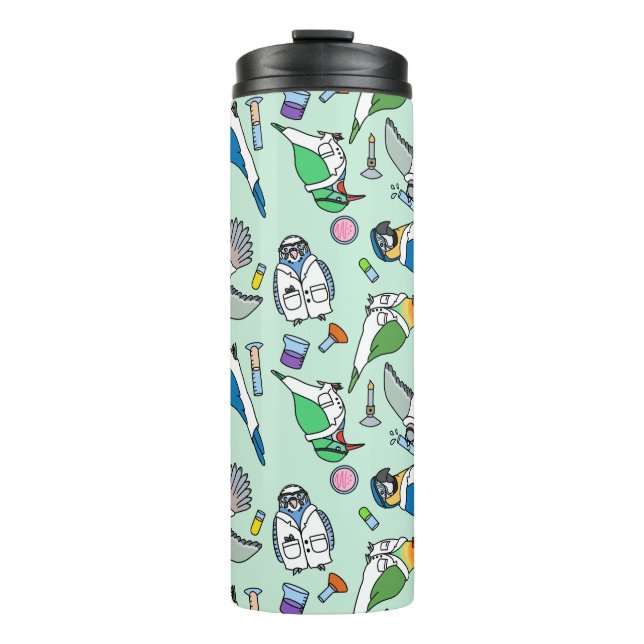 Lab Birds - Ornithology Thermal Tumbler (Front)