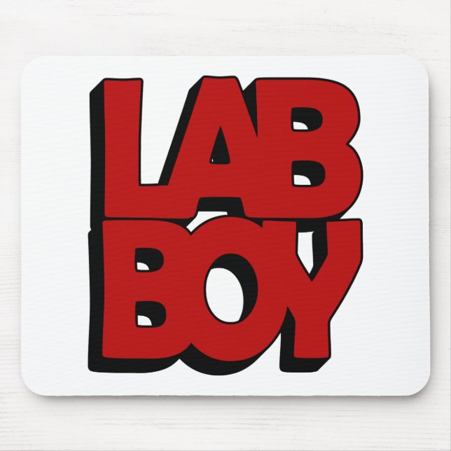 LAB BOY BIG RED LABORATORY MOUSE MAT (Front)