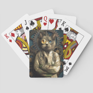 Lab Cat Playing Cards