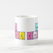 Lab Chick periodic table name mug (Center)