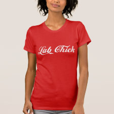 Lab Chick script shirt