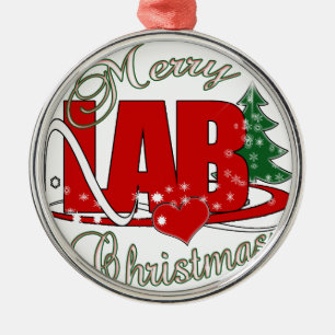 LAB CHRISTMAS LABORATORY METAL TREE DECORATION