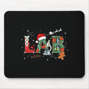 Lab Christmas Laboratory Technician Science Xmas S Mouse Mat