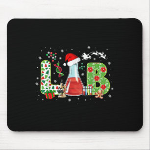Lab Christmas Laboratory Technician Science Xmas S Mouse Mat