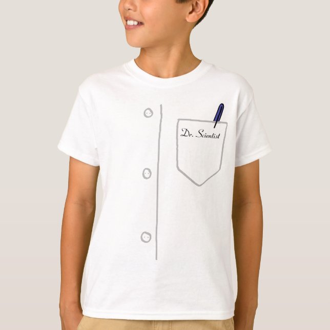 Lab Coat Youth T-shirt - Customisable! (Front)