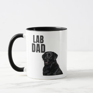 Lab Dad Black Labrador Coffee Mug