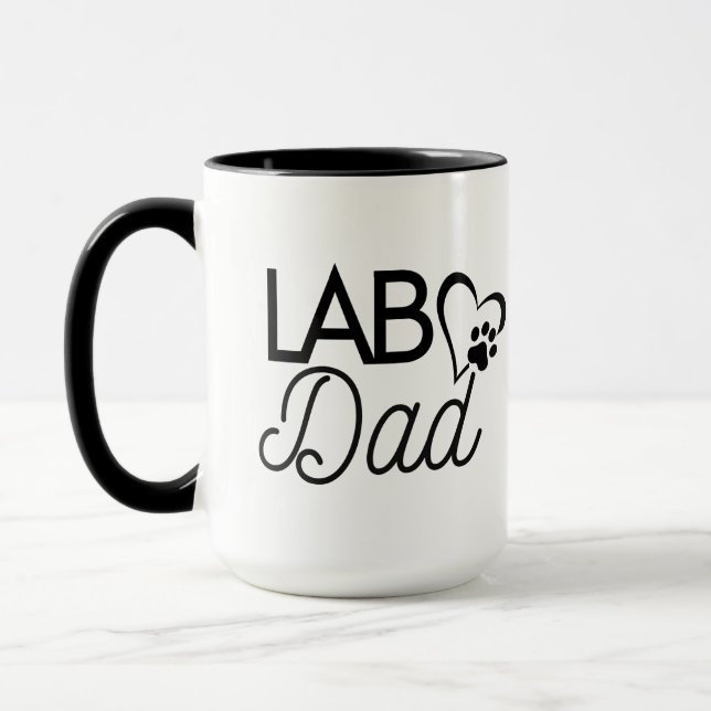 “Lab Dad” Coffee Mug (Left)
