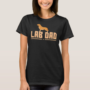 Lab Dad I Golden Labrador Retriever T-Shirt