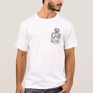 “Lab Dad” Peek-a-Boo Pocket T-Shirt