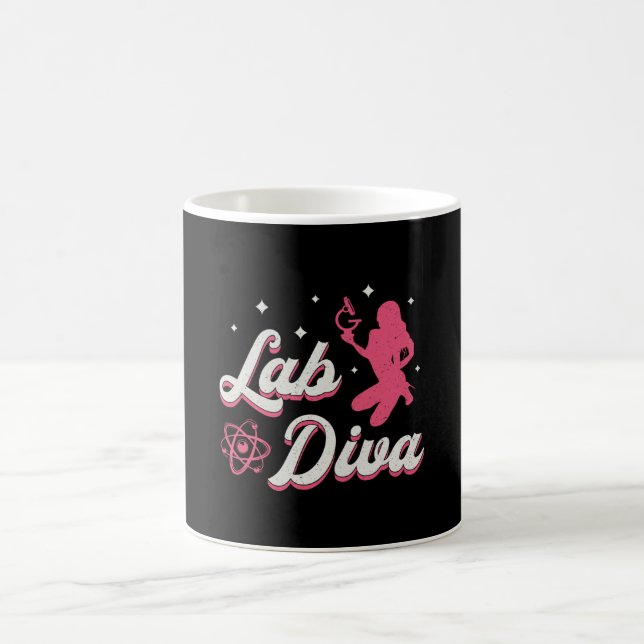 Lab Diva Laboratory Technician Science Lab Tech Coffee Mug (Center)