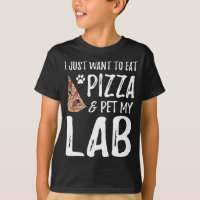 Lab Dog Lover Pizza Labrador Dog Mum Gift