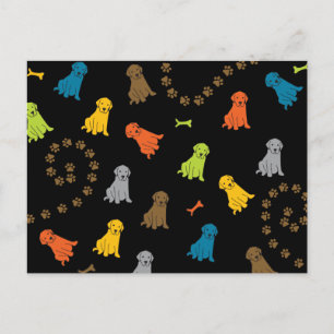 lab Dog Postcard