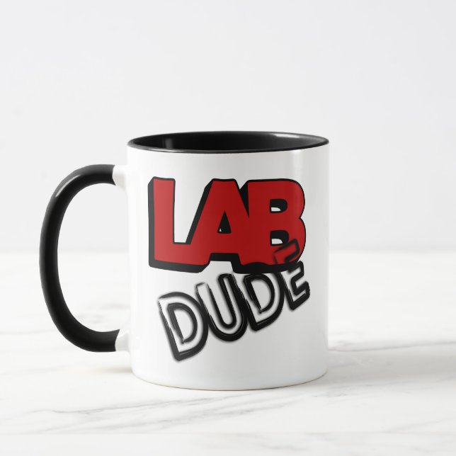 LAB DUDE LABORATORY MUG (Left)