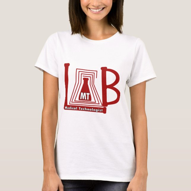 LAB FLASK LOGO - MEDICAL LABORATORY T-Shirt (Front)