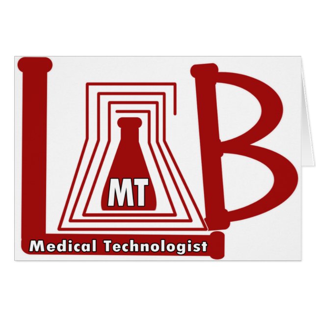 LAB FLASK LOGO MT - MEDICAL TECHNOLOGIST (Front Horizontal)
