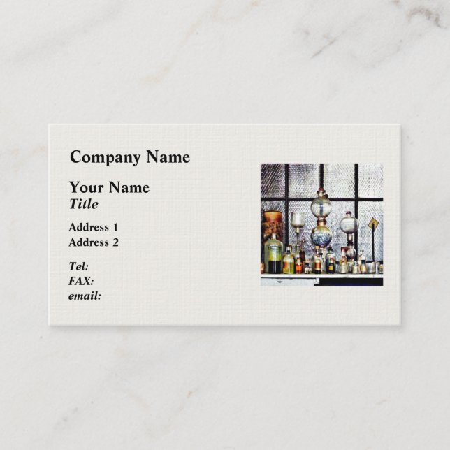 Lab Glassware Business Card (Front)