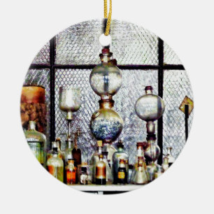 Lab Glassware Ceramic Tree Decoration