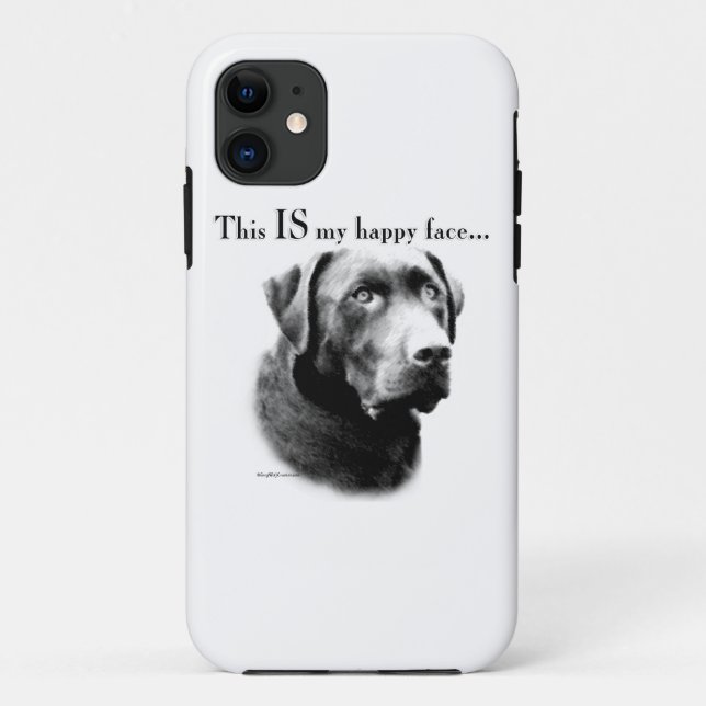 Lab Happy Face Case-Mate iPhone Case (Back)