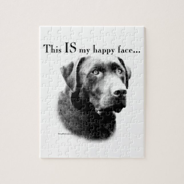 Lab Happy Face Jigsaw Puzzle (Vertical)
