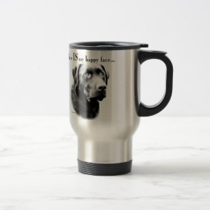 Lab Happy Face Travel Mug