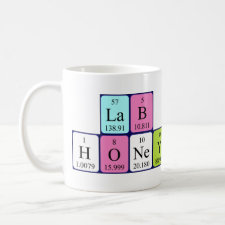 Lab Honey Periodic table mug