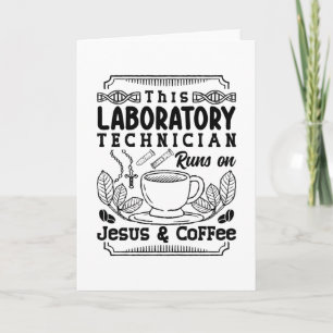 Lab Laboratory Technician Chemist Lab Tech Card