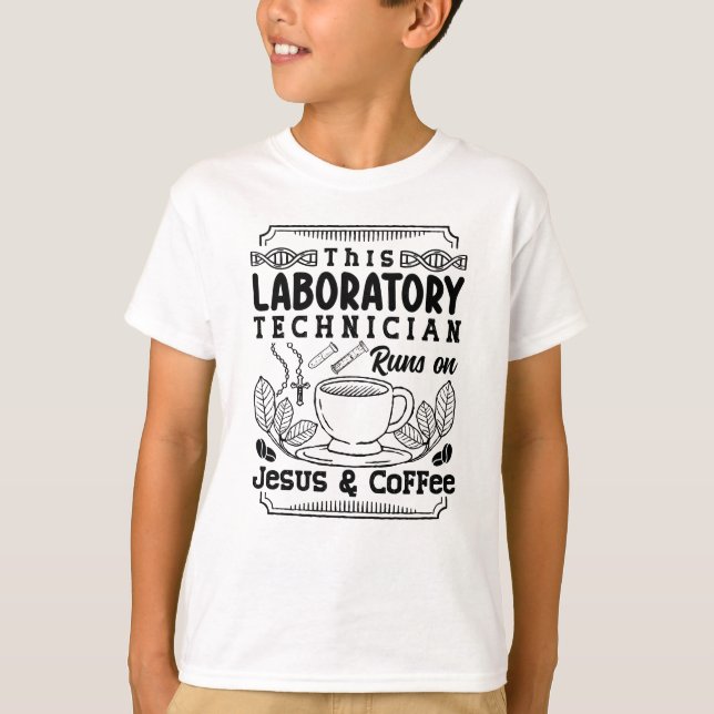 Lab Laboratory Technician Chemist Lab Tech T-Shirt (Front)