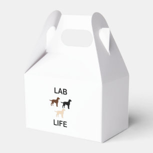 lab life all colour silhouettes favour box